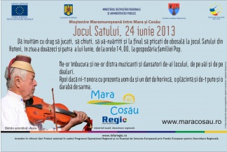 Invitație eveniment Jocul Satului